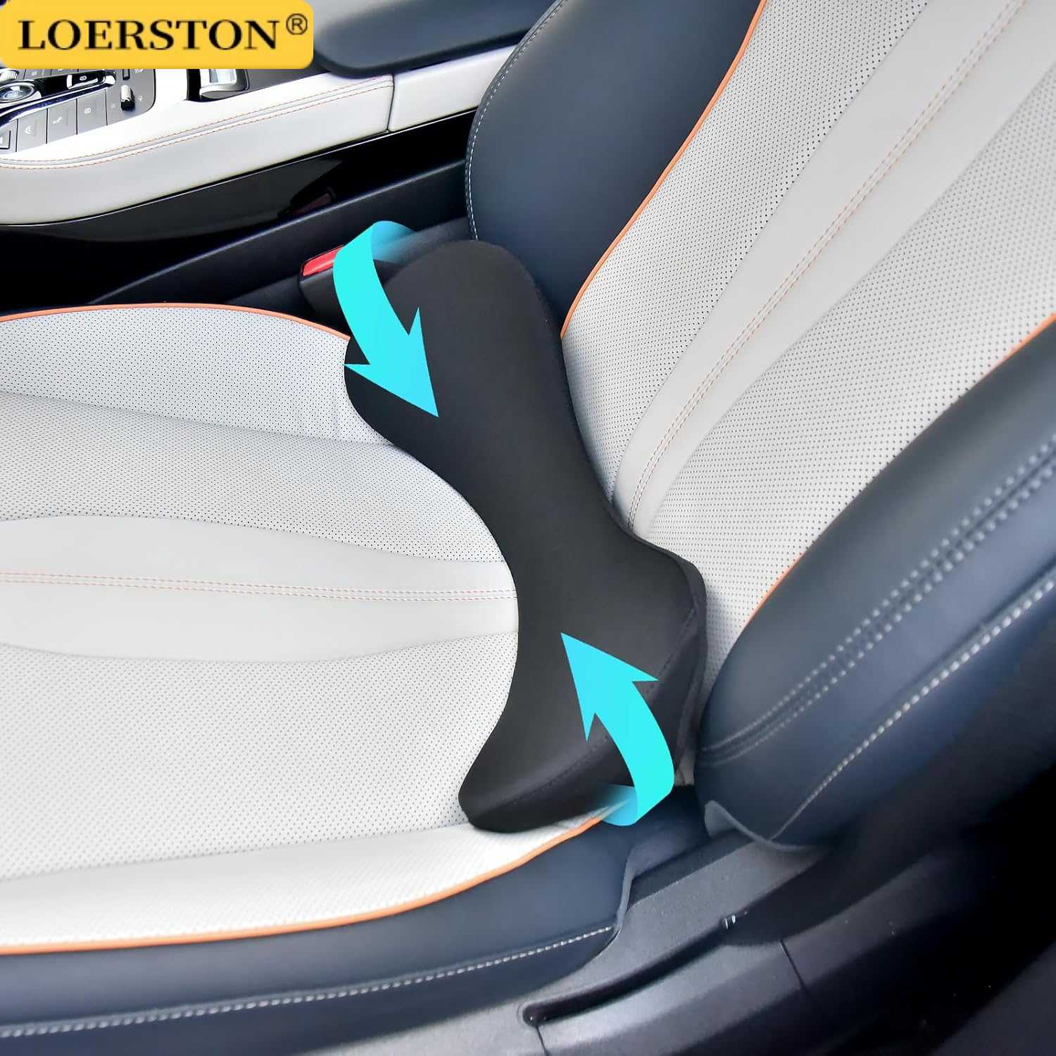 Car Seat Cushion Memory Foam - Almofada traseira multiuso, suporte lombar, espuma