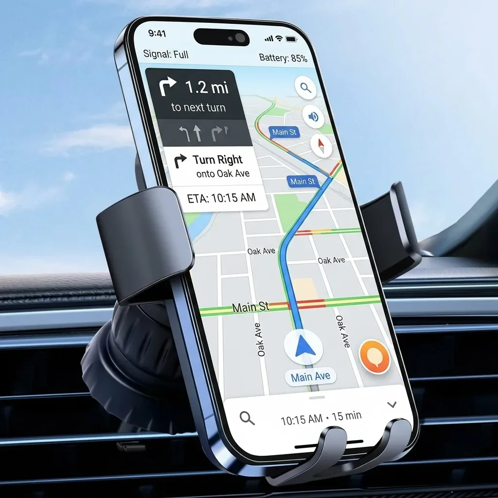 Car Accessories Interior - Suporte Universal para Telefone com Fixação