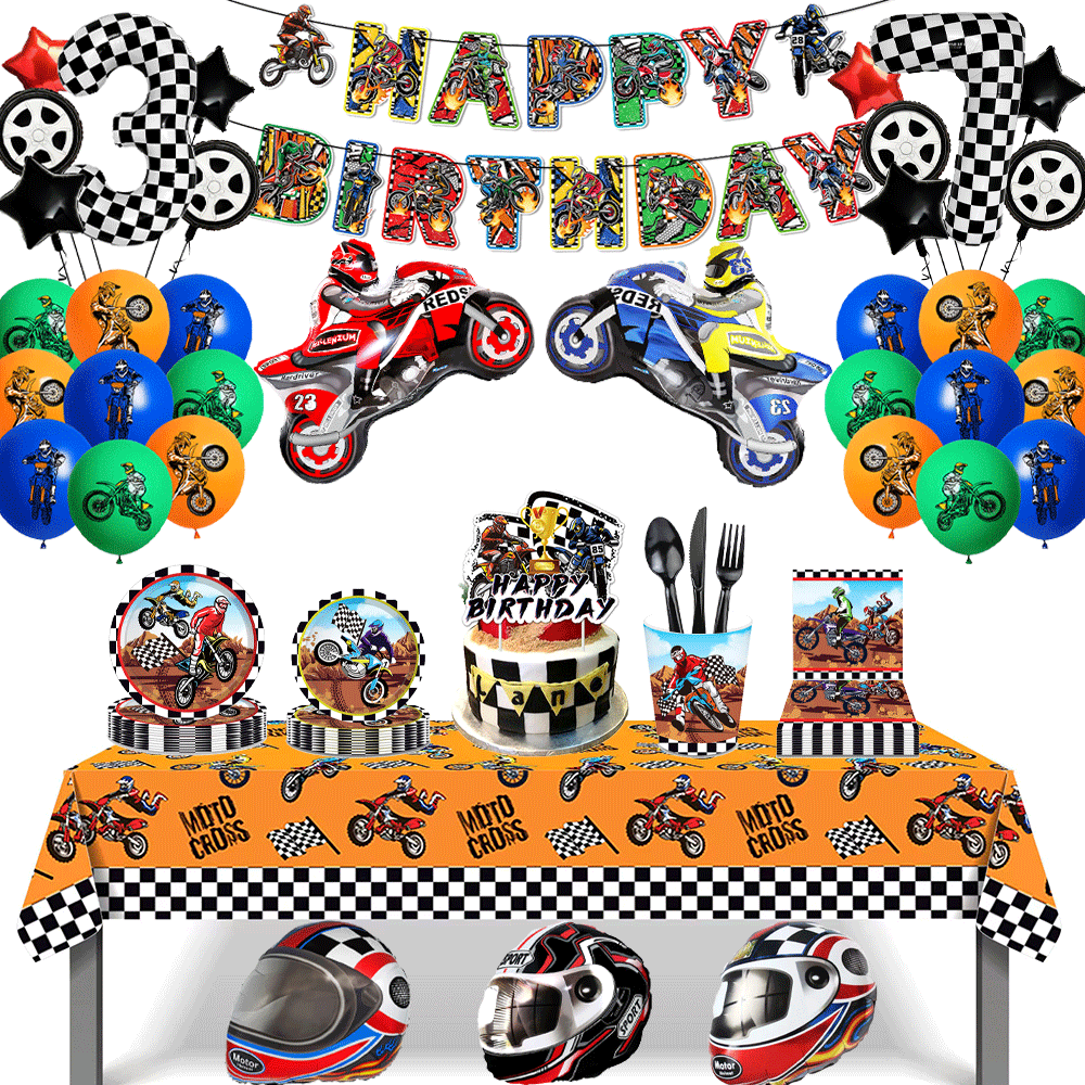 Car Accessories Banner - Decorações de Aniversário com Tema de