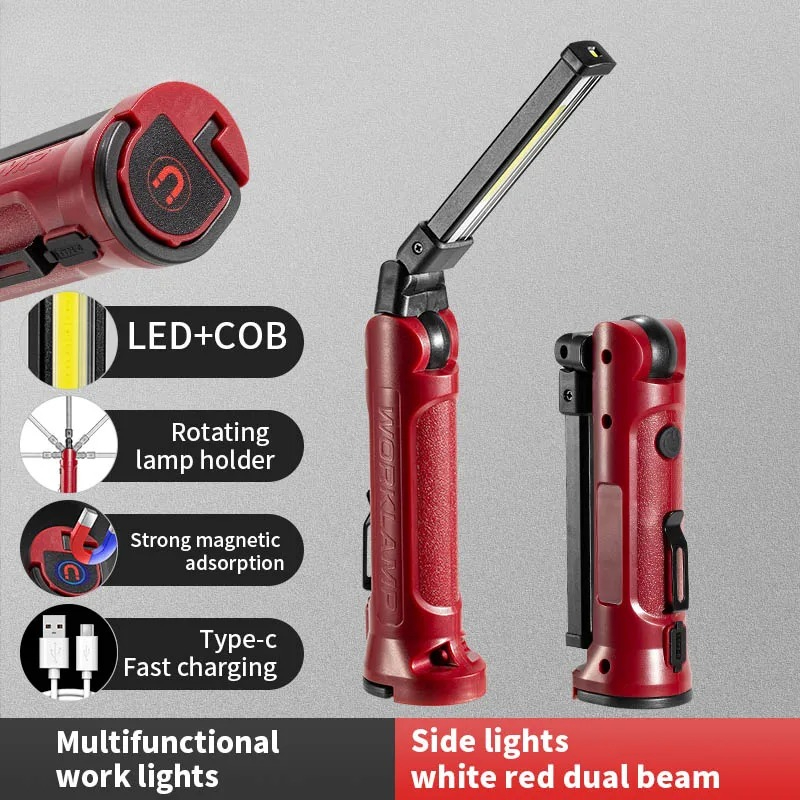 Car Accessories Hanging - Lanterna de Trabalho LED COB Recarregável,