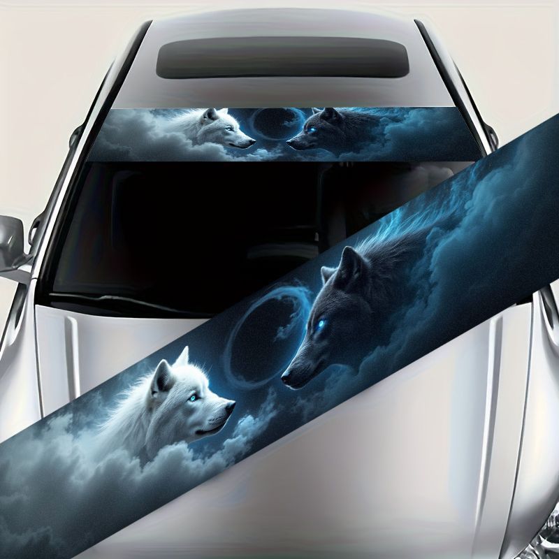 Car Accessories Banner - Adesivo para para-brisa dianteiro de carro