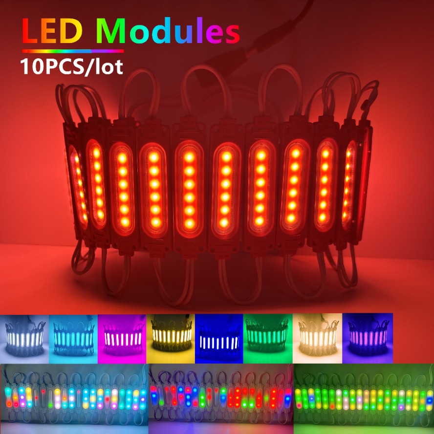 Car Accessories Banner - 12v multicolor rgb destaque com lente