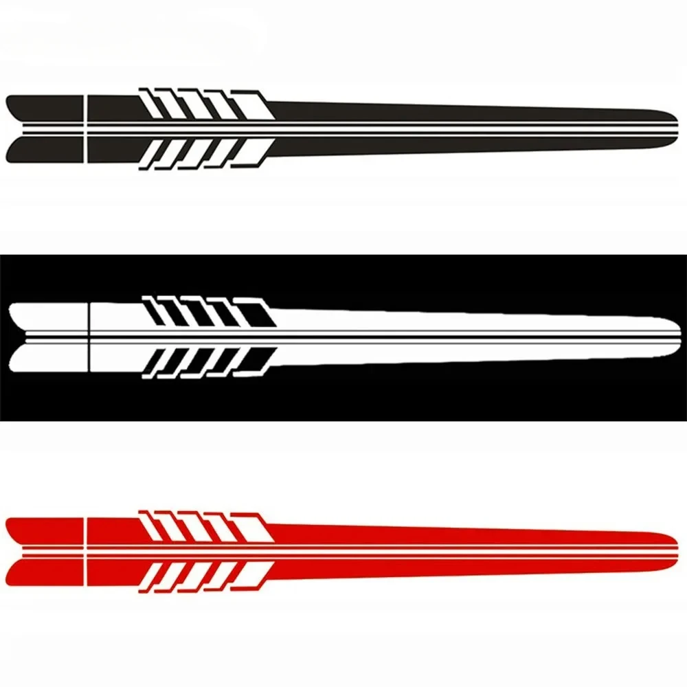 Car Accessories Racing - Adesivos Laterais para Carro, Faixas de