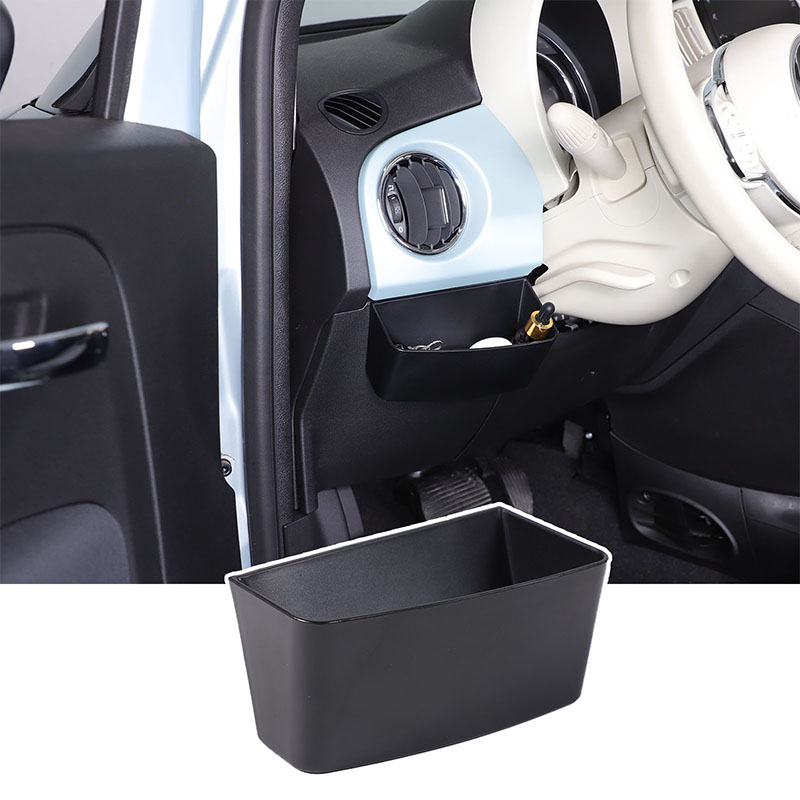 Car Accessories Dashboard - Para Fiat 500 2010-2026: Caixa Organizadora