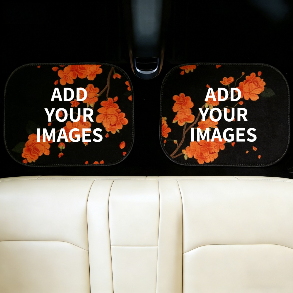 Car Accessories Interior - 1 conjunto/2 conjuntos de tapetes personalizados