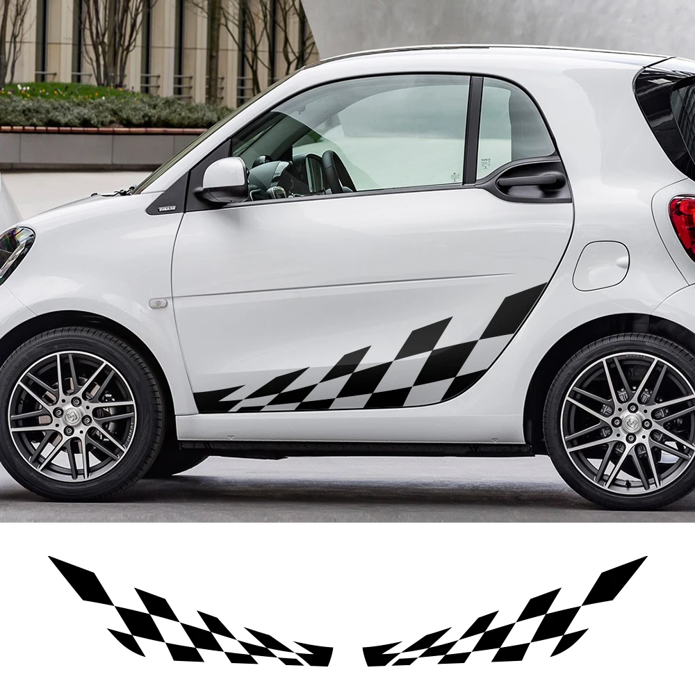Car Accessories Racing - 2 adesivos do filme do pvc
