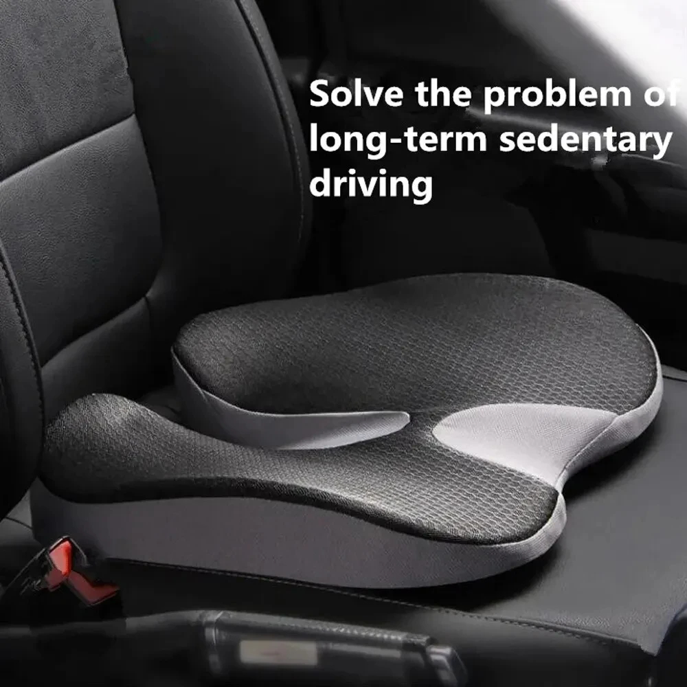 Almofada ortopédica antiderrap - Car Seat Cushion Memory Foam avaliação e preço