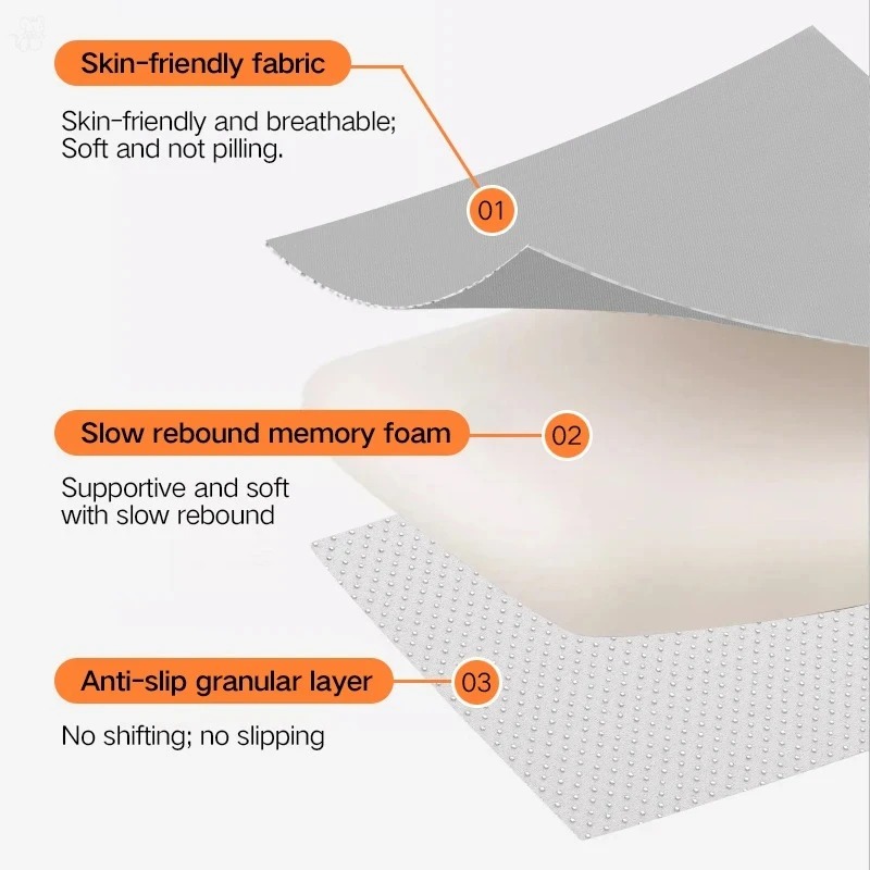 Almofada Ergonômica de Espuma  - Car Seat Cushion Memory Foam avaliação e preço