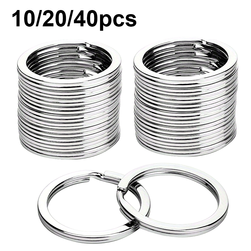 10/20/40 pçs chaveiros dividid - Car Accessories Hanging avaliação e preço