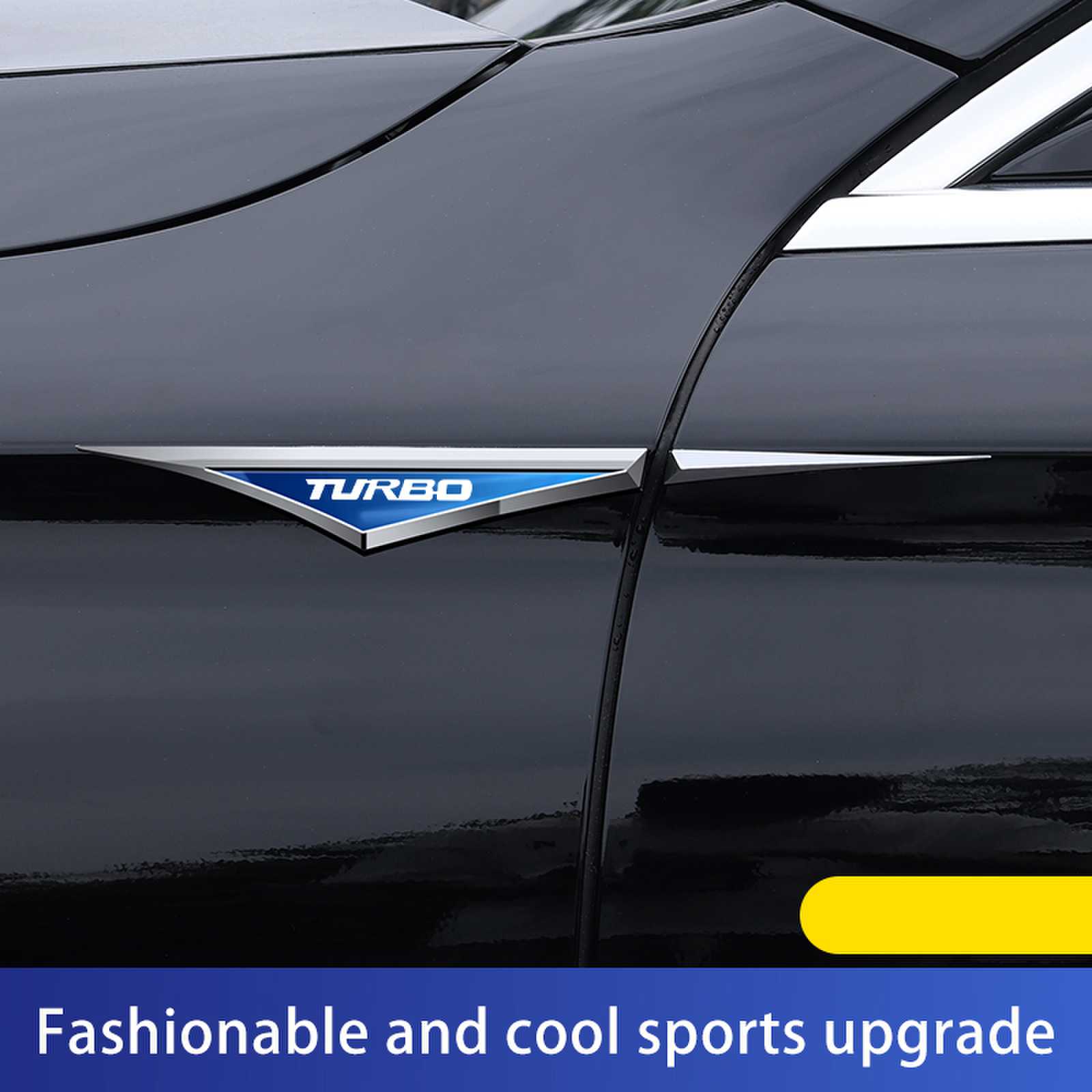 Turbo Logo Car Metal Sticker,  - Car Accessories Unique avaliação e preço