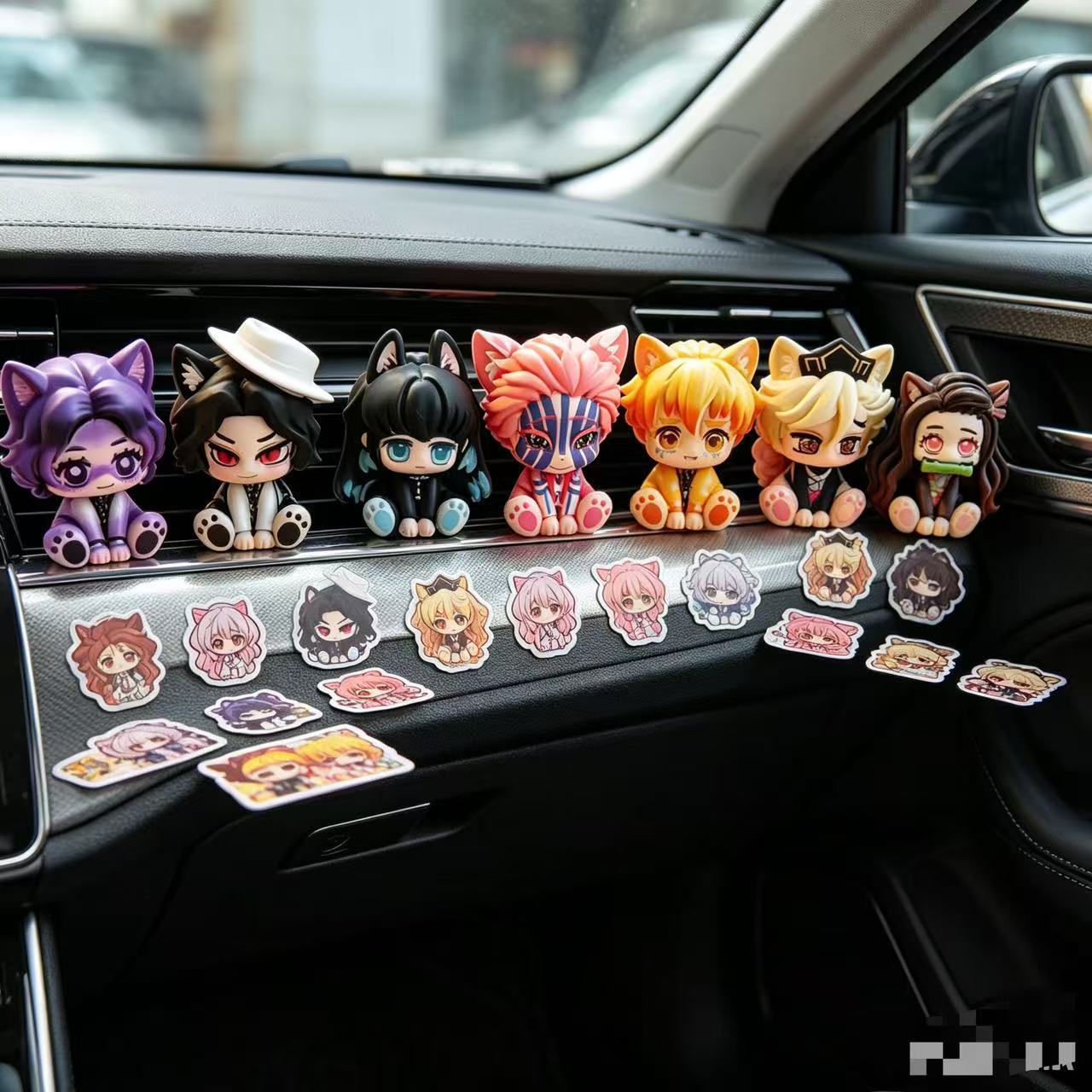 Figurinha Chibi Fofa de Demon  - Car Accessories Decoration avaliação e preço