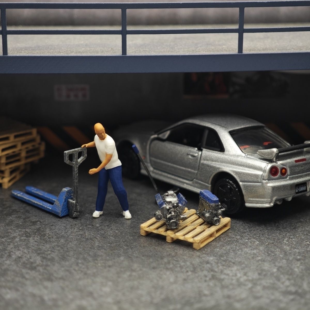 1:64 decorações de cena de loj - Car Accessories Decoration avaliação e preço