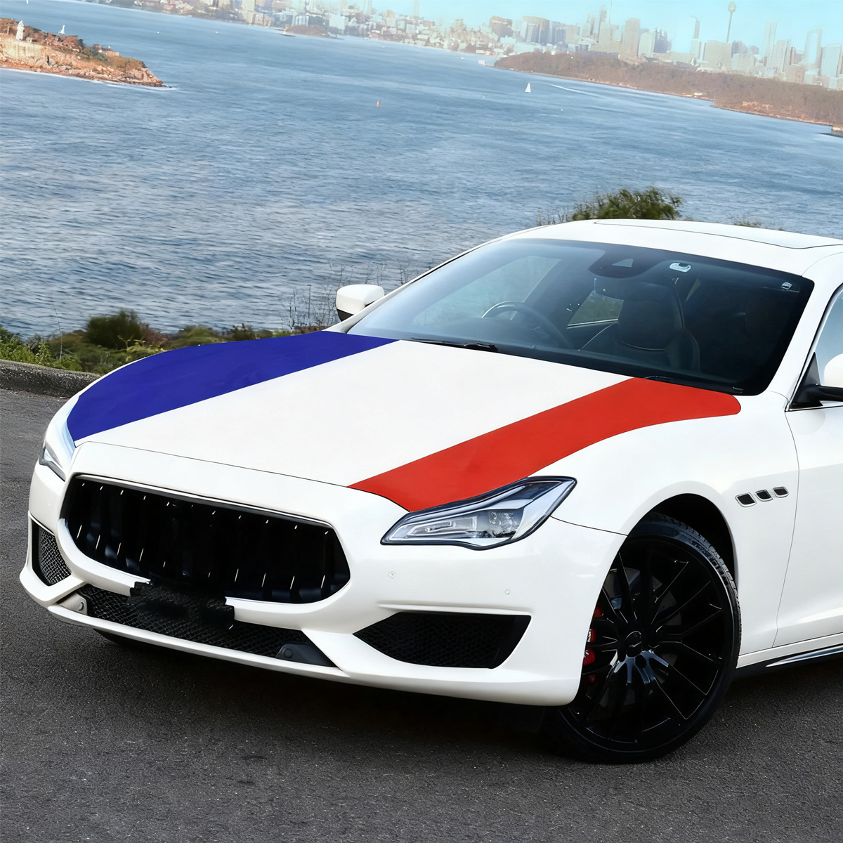 Capa de bandeira do capô da Fr - Car Accessories Banner avaliação e preço