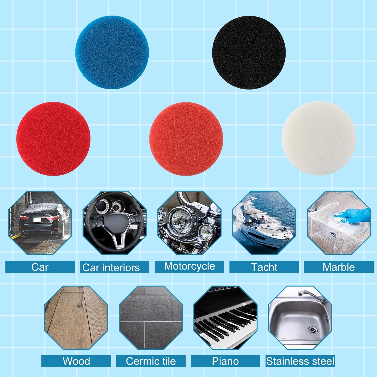 50 pçs 3 Polegada almofada de  - Car Accessories Hanging avaliação e preço