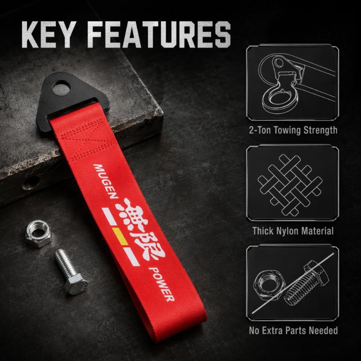 Corda de Reboque para Carros d - Car Accessories Racing avaliação e preço