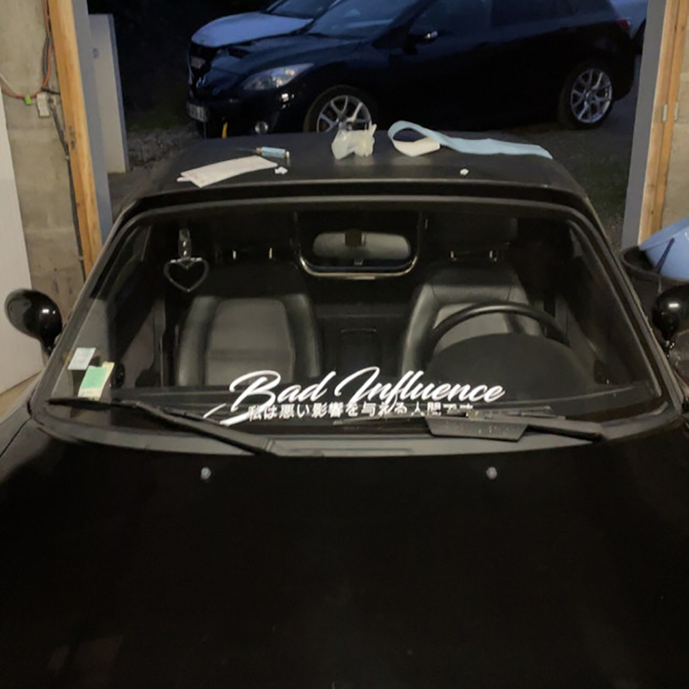 Mau influência em decalques ja - Car Accessories Banner avaliação e preço