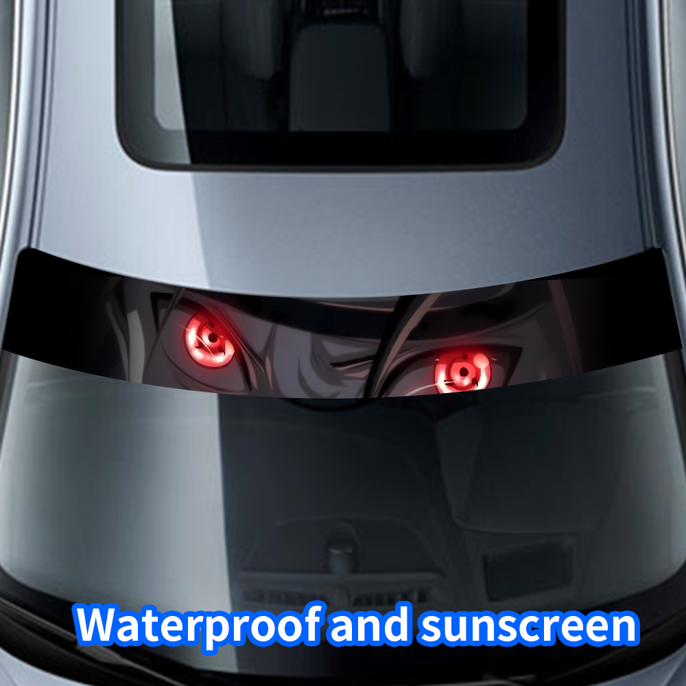 Anime 3d olhos pára-brisa dian - Car Accessories Banner avaliação e preço