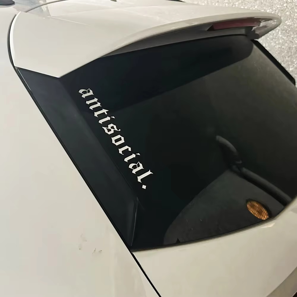 Adesivo Automotivo Antissocial - Car Accessories Banner avaliação e preço